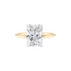 1 Carat Radiant Cut Diamond Engagement Ring in 18K Gold - GEMNOMADS