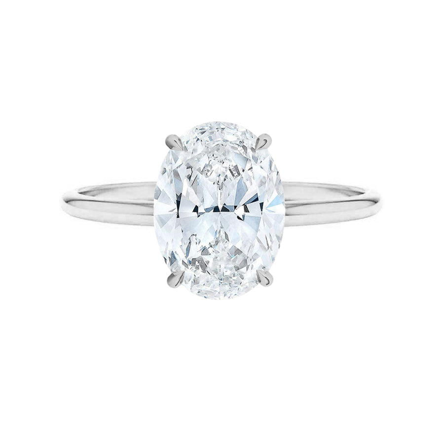 Diamond Solitaire Ring 1 5/8 carat Round-cut 14K White Gold (J/VS2) | Kay  Outlet