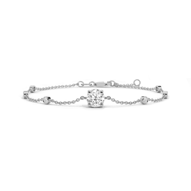 white gold diamond bracelet