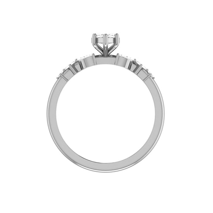 white gold - marquise