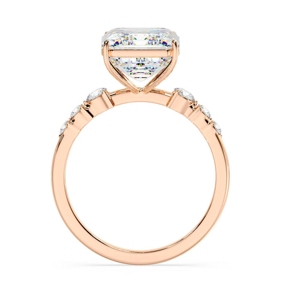 Elara 5 Carat Oval Lab Grown Diamond Engagement Ring