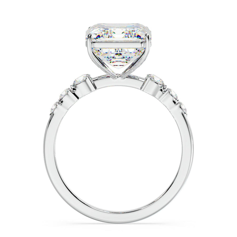 Elara 5 Carat Oval Lab Grown Diamond Engagement Ring