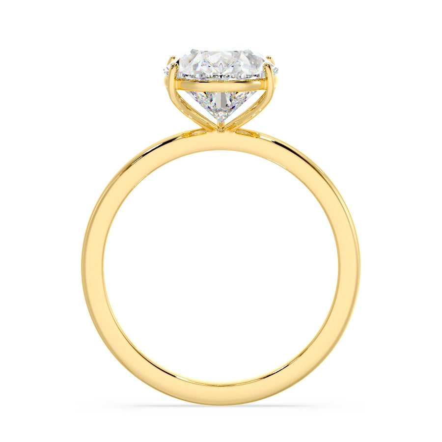 5 Carat Solitaire Pear Lab Grown Diamond Engagement Ring