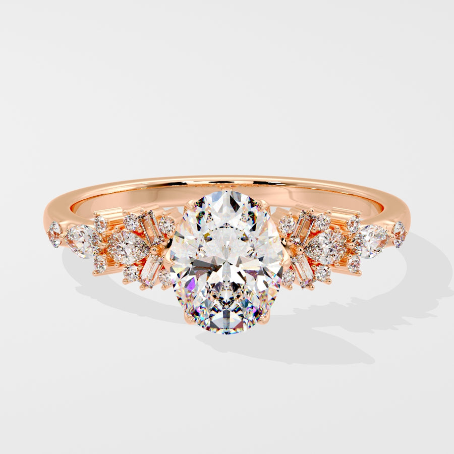 Sustainable 2 Carat Oval Diamond Toi Et Moi Engagement Ring – Bella Rosa  Galleries