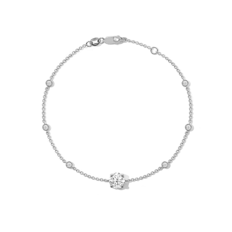 white gold diamond bracelet