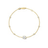 yellow gold diamond bracelet