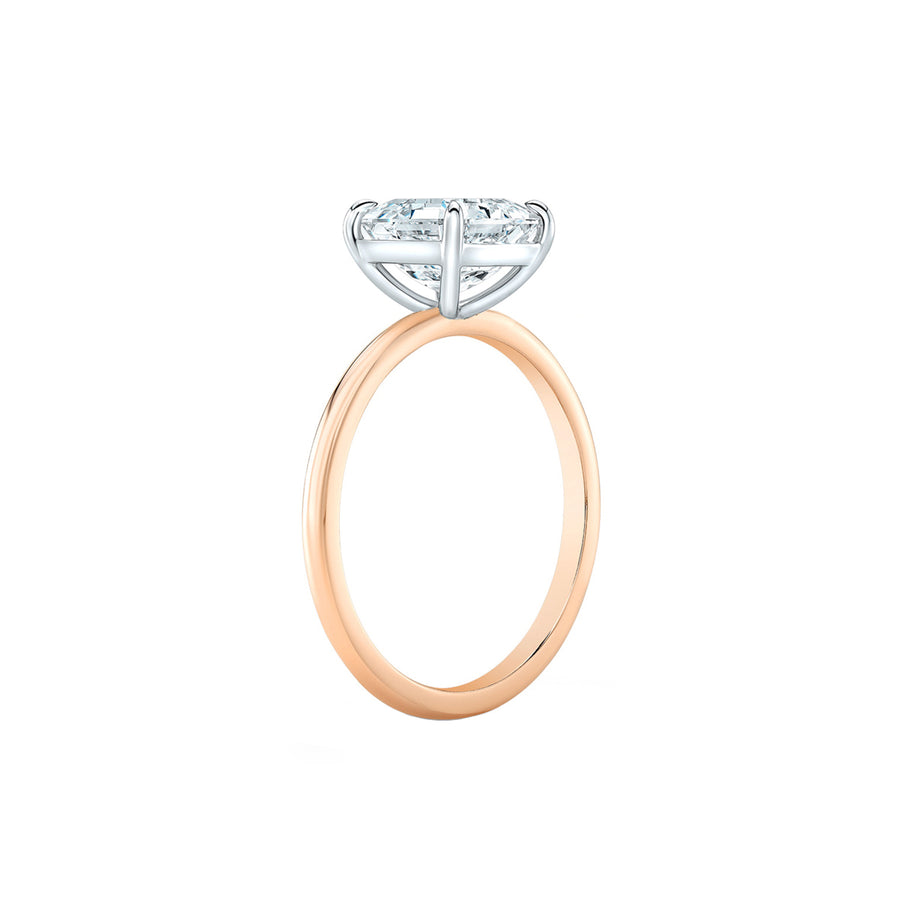 5 Carat Solitaire Oval Lab Grown Diamond Engagement Ring in 14K Gold