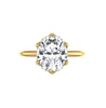 solitaire oval diamond engagement ring yellow gold