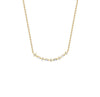 14K Gold Baguette Diamond Necklace - GEMNOMADS