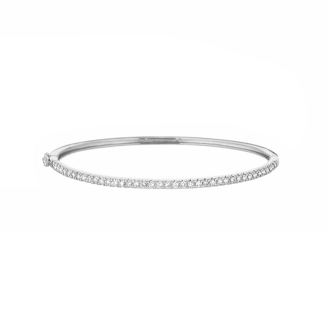 Diamond Bangle in 14K Gold - GEMNOMADS