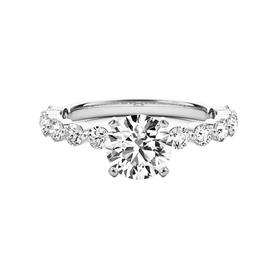 Diamond Engagement Ring in 14K Gold