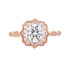 Art Deco Diamond Engagement Ring in 14K Gold - GEMNOMADS