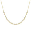 Bezel Diamond Necklace in 14K Gold - GEMNOMADS