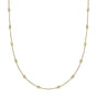 Bezel Diamond Necklace in 14K Gold - GEMNOMADS