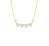 Diamond Trio Necklace in 14K Gold - GEMNOMADS