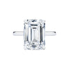 2 Carat Emerald Cut Natural Diamond Engagement Ring in 18K Gold - GEMNOMADS