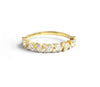 Pear Diamond Wedding Ring in 14K Gold - GEMNOMADS