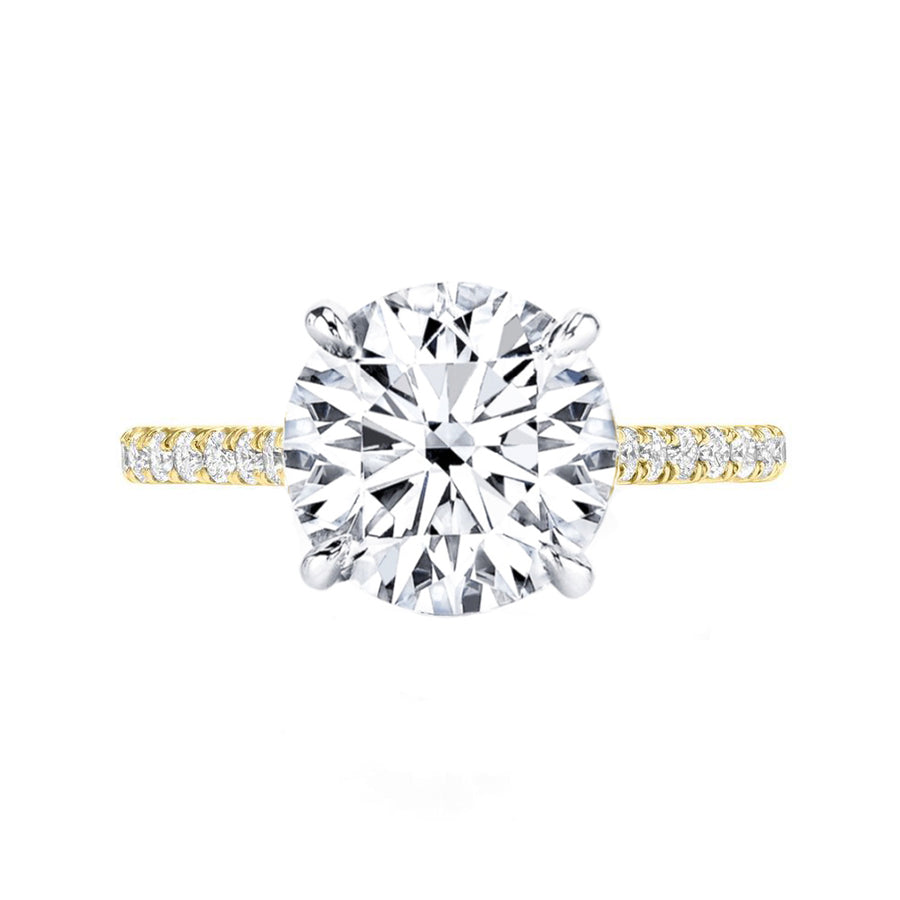 2 Carat Lab Grown Solitaire Diamond Engagement Ring in 18K Gold