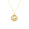 Taurus diamond zodiac necklace