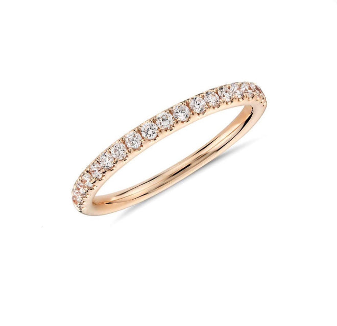 18K Gold Eternity Diamond Wedding Ring