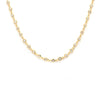 Yellow gold diamond bezel tennis necklace