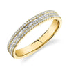 1 Carat Rose Gold Baguette Diamond Wedding Band - GEMNOMADS