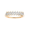 Marquise Diamond Wedding Ring in 14K Gold - GEMNOMADS