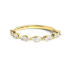 Marquise Diamond Wedding Ring in 14K Gold - GEMNOMADS