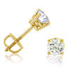 Diamond Stud Earrings in 14K Yellow Gold - GEMNOMADS